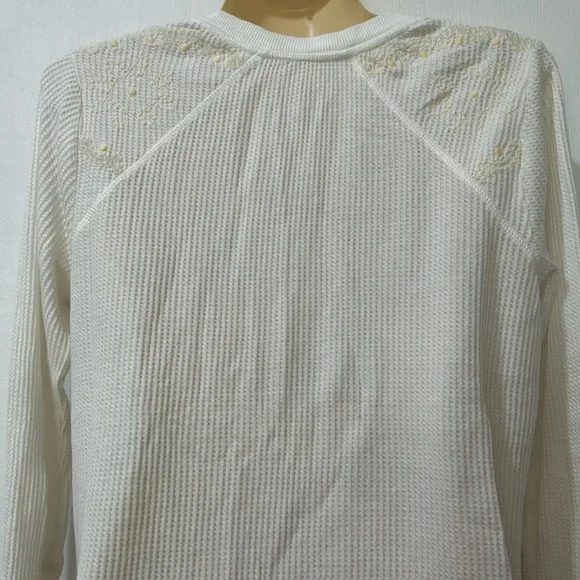 SOFT SURRENDING WOMENS PULLOVER SWEATER LONG SLEEVE CREAM SIZE SMALL - Picture 6 of 10
